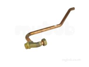 Worcester Boiler Spares -  Worcester 87161204750 Pipe Heat Ex Flow0466