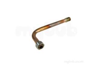 Worcester Bosch Boiler Spares -  Worcester 87161207370 15mm Dom Inlet Assembly