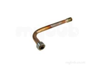 Worcester Boiler Spares -  Worcester 87161207370 15mm Dom Inlet Assy