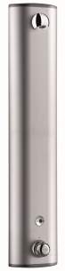Delabie Showers -  Delabie Securitherm Therm Alum Shower Panel 6v Battery-op Top Inlets
