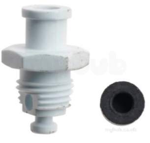 Worcester Bosch Boiler Spares -  Worcester 87161200370 Drain Screw Assembly