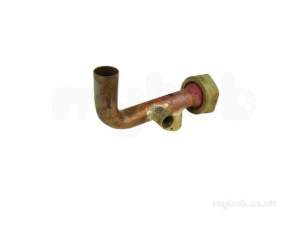 Worcester Boiler Spares -  Worcester 87161209650 Pipe Pump Inlet Assy