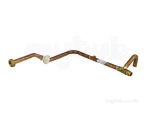 Worcester Boiler Spares -  Worcester 87161209670 Pipe Primary Flow Assy
