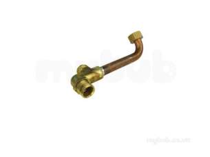 Worcester Boiler Spares -  Worcester 87161205710 Pipe Dom Water Inlet