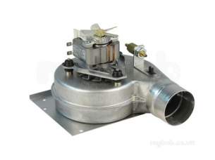 Worcester Bosch Boiler Spares -  Worcester 87161207040 Fan And Mount Plate Assembly