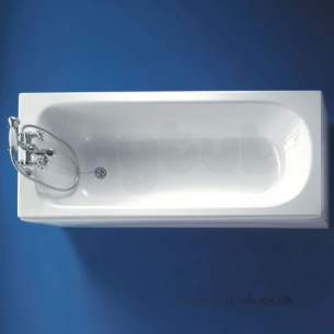 Ideal Standard Acrylic Baths -  Ideal Standard Harrow E4794 1700mm No Tap Holes Bath White