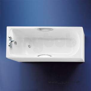 Armitage Shanks Acrylic Baths -  Armitage Shanks Halo S1146 1700 X 700mm No Tap Holes Bath Wh