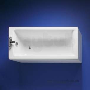Ideal Standard Concept Acrylics -  Ideal Standard Concept E72901 Bath 1500 X 700 Two Tap Holes Wh E729701