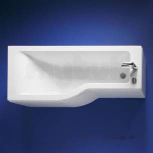 Ideal Standard Concept Acrylics -  Ideal Standard Concept E730701 Bath 1700 X 700 Iws Two Tap Holes Wh