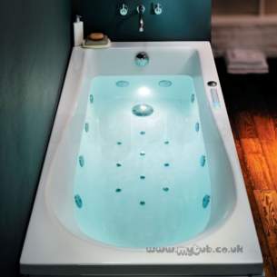 Ideal Standard Art and design Baths -  Ideal Standard Tonic 1800 X 800 Right Hand Bath No Tap Holes Inc Pnl And Waste Wh