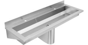 Sissons Stainless Steel Products -  Franke Sissons 1200mm Washtrough With Tap Deck Sanx120