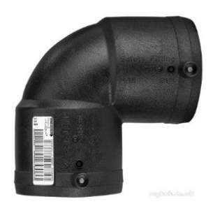 Gps Frialen Black Fittings -  Gps Fri 110mmx90d Elbow Blk E/f