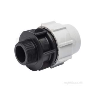 Plasson Fittings -  32x3/4 Plasson Male Adap Bsp Thd 7020