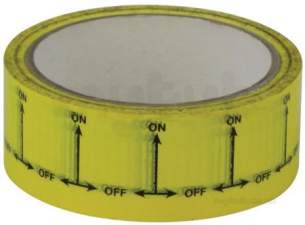 Meter Adaptors -  38mm On-off Adhesive Tape 33 Metre 8189