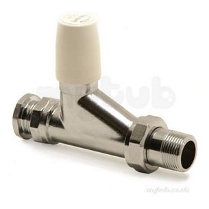 Terrier and Belmont Radiator Valves -  Belmont 98cpls 15mm/1/2 Inch Strt Chrm/plate