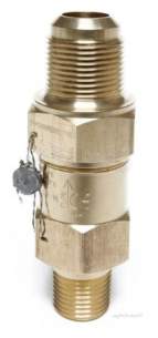 AC and R Products -  Henry 5231b Straight Through Pressure Relief Valve 29.3bar 1/2x5/8 Inch