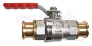 Pegler Push and Press General Valves -  Pegler Ps500 Press Brass Ball Valve 35