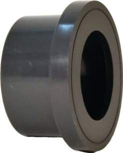 Georg Fischer Upvc Fittings and Valves Metric -  Georg Fischer Upvc Serrated Stub 217901 75 721790112