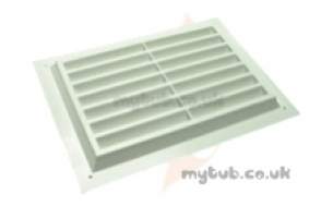 Passive Ventilation Grilles -  Stadium 10 Inch X7 Inch Louvr Ventilator Bm72/1