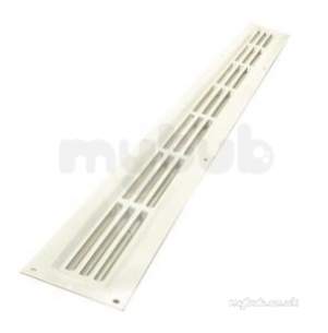 Passive Ventilation Grilles -  Stadium 2 75 Inch X31 Inch Alum Door Vent Bm372/w