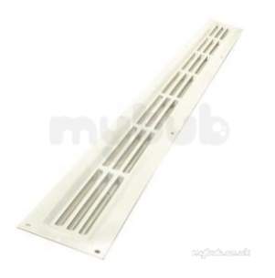 Passive Ventilation Grilles -  Stadium 2 75 Inch X31 Inch Alum Door Vent Bm372/w