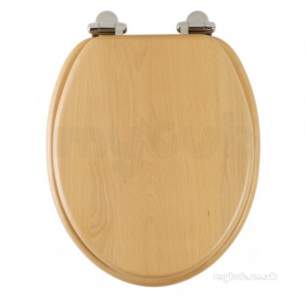 Roper Rhodes Toilet Seats -  Traditional Toilet Seat Sft Cls Beech/ch