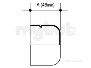 Wavin Civils -  Wavin 80d297 Osma 80mm End Cap