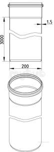 Blucher Europipe Range -  Blucher 200mm Pipe X 3000mm 811.300.200