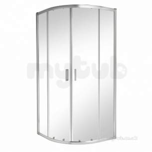 Twyford Es200 and Es400 Enclosures -  Twyford Es200 Quadrant 800x800mm
