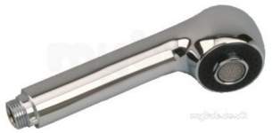 Delabie Showers -  Delabie Twin Jet Shower Head M1/2 Inch With Inverter Scale Resistant