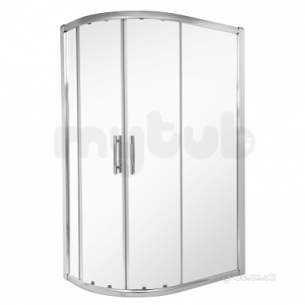 Twyford Es200 and Es400 Enclosures -  Twyford Es400 Offset Quad 1000x800 Lh/rh
