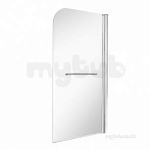Twyford Es200 and Es400 Enclosures -  Twyford Es400 Single Bathscreen 1500x850