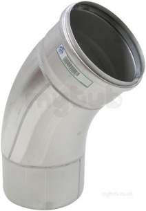 Blucher Europipe Range -  Blucher 45 Degree Bend-200mm-316 820.045.200s