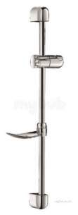 Delabie Grab and Hand Rails -  Delabie Chrome Rail 18 With Soap Dish 570mm Centres