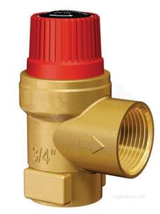 Flamco Sealed System Equipment -  Flexcon Prescor 3/4 Inch Fi Safety Valve 3bar