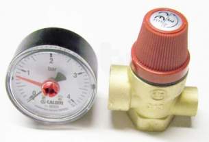 Altecnic Sealed System Equipment -  Altecnic 1/2 Inch Fxf Safety Valve And Gauge