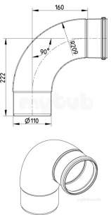 Blucher Drainage -  Blucher 87.5deg Long Radius Bend