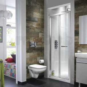 Twyford Es200 and Es400 Enclosures -  Twyford Es400 Bifold Door 900mm Es45200cp