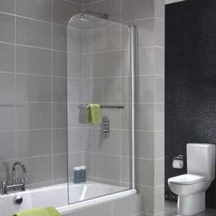 Twyford Es200 and Es400 Enclosures -  Twyford Es400 Single Bathscreen 1500x850