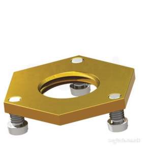 Delabie Accessories and Miscellaneous -  Delabie Back-nut F1/2 Inch 4mm Thick With 3 Screws And Washer