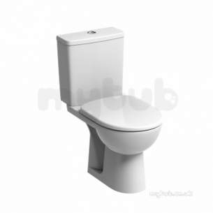 Twyford Mid Market Ware -  E100 Round Cc Wc Bo Standard Pan White