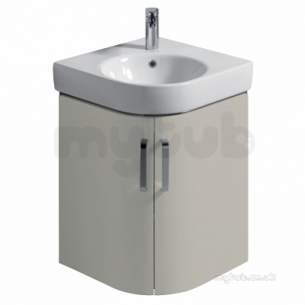 Twyford Galerie Plan Furniture -  E200 Unit For Corner Hrb 500mm Grey