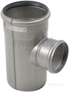 Blucher Europipe Range -  87.5 Deg Branch 160 X 110mm 830.110.160