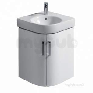 Twyford Galerie Plan Furniture -  E200 Unit For Corner Hrb 500mm White