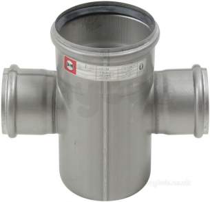 Blucher Europipe Range -  87.5 Deg Branch-110 X 75mm 831.075.110