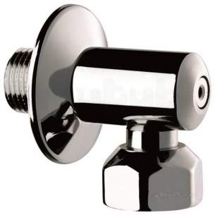 Delabie Accessories and Miscellaneous -  Delabie Elbow Wall Union With Stopcock Mf1/2 Inch L20 H30