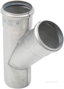 Blucher Drainage -  45 Deg Branch-75mm 838.075.075 S