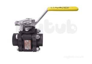 Conbraco Three Piece Ball Valves -  Apollo 83a 3 Piece Ball Vlve Cs Bspt 1/2