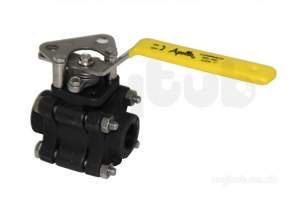 Conbraco Three Piece Ball Valves -  Apollo 83b F/s 3 Pce B/vlve Cs Bspt 1/2
