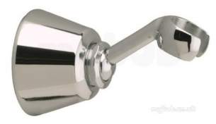 Delabie Showers -  Delabie Adjustable Shower Head Support Chrome Plated Brass
